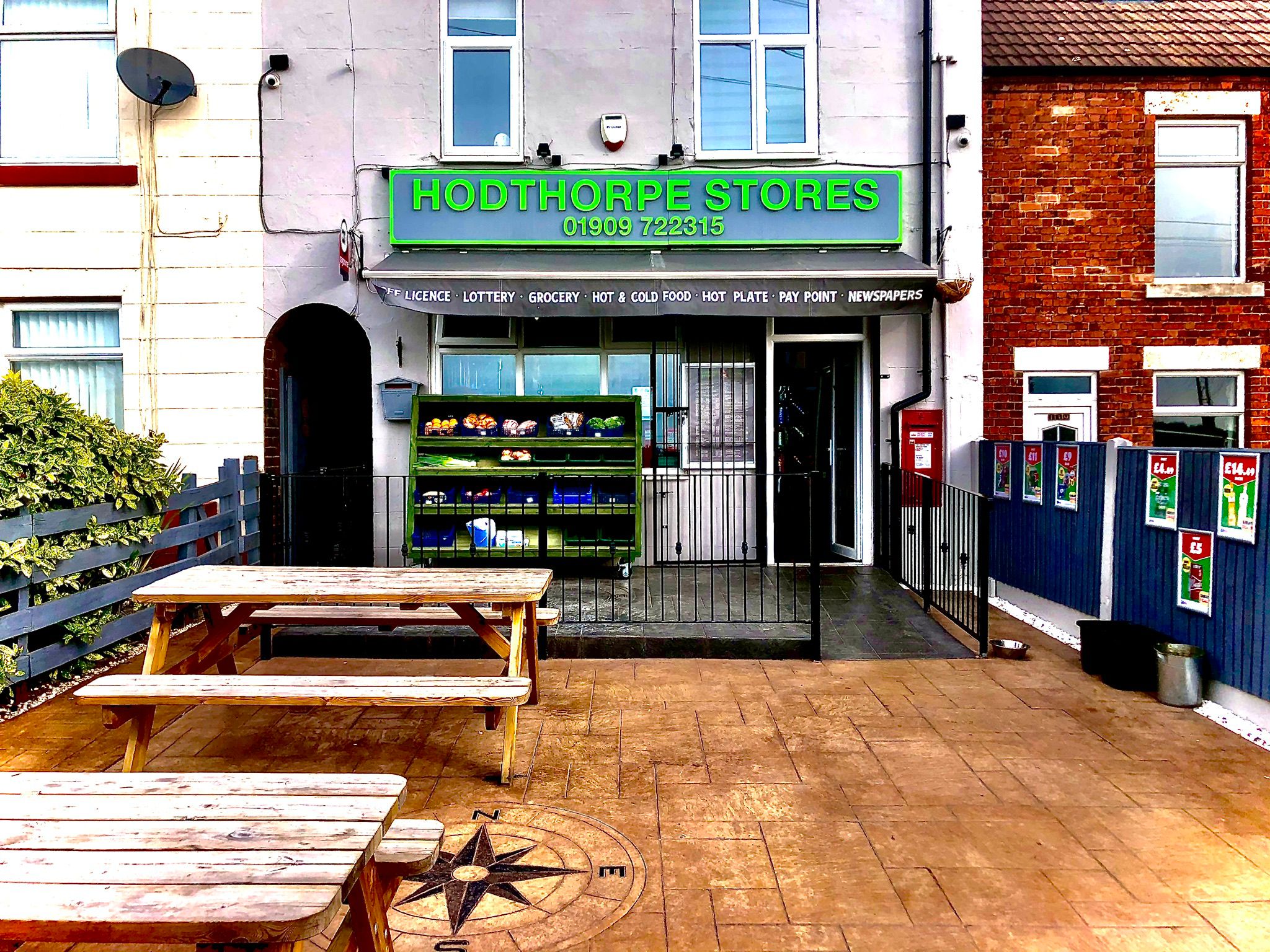 Hodthorpe Stores after full exterior renovation